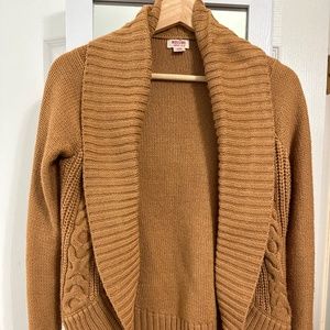 Mossimo brown cardigan sweater